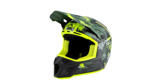 Шлем KLIM F3 CARBON HELMET - XL, LG, UNRULY KOMBU GREEN - HI-VIS